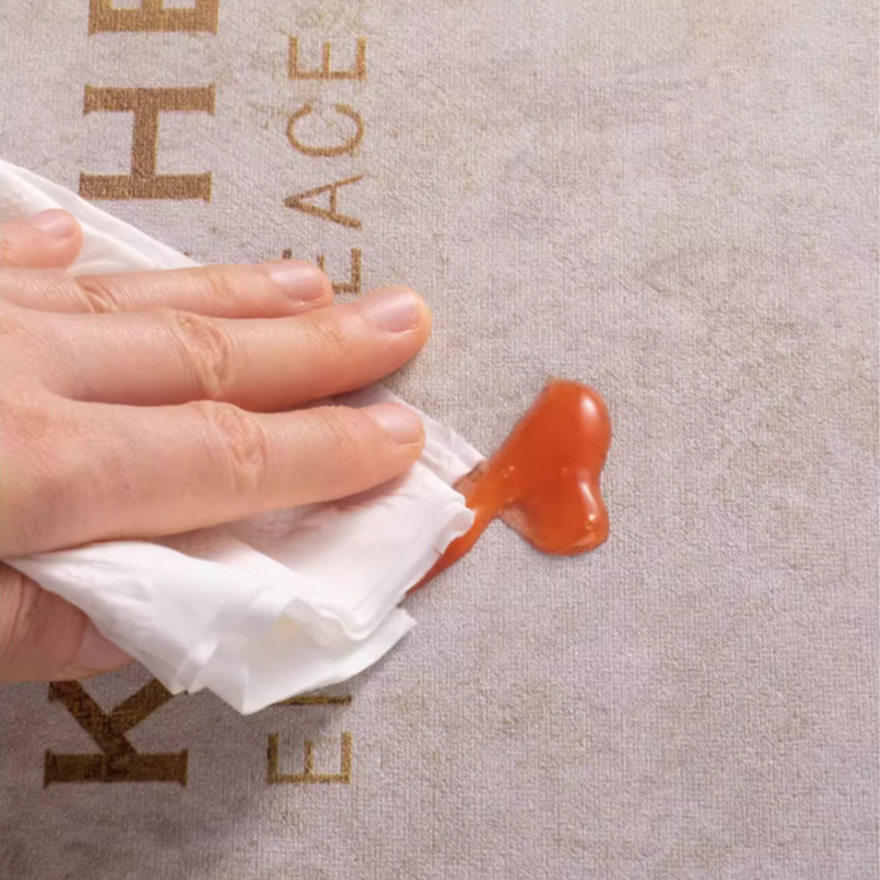 Kitchen Diatom Mud Area Rugs High-Temperature Composite Oil-Resistant Non-Slip Easy to Wipe No Washing Needed (40*60cm + 40*120cm)