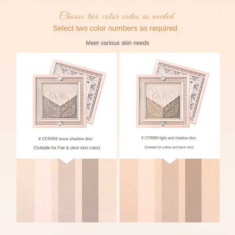 CHEERFLOR Little Angel Contour Shadow Highlight Palette Face Matte Illuminator Bronzer Makeup Concealers 7g W250722