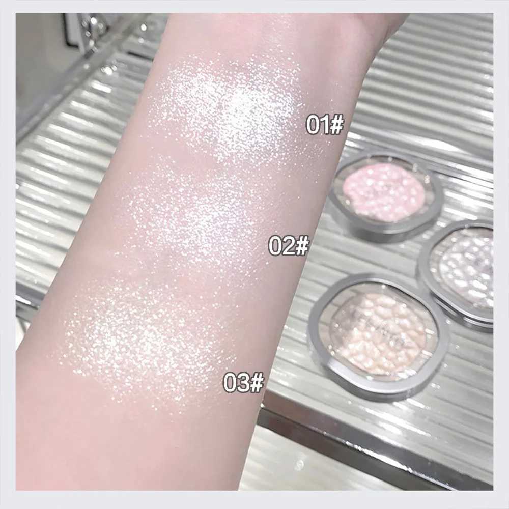 Highlighting Powder Lescent Fine Mashed Soft Texture LEEINTO Non-Flying Powder Brightening Long-Lasting Highlighter Palette W250722