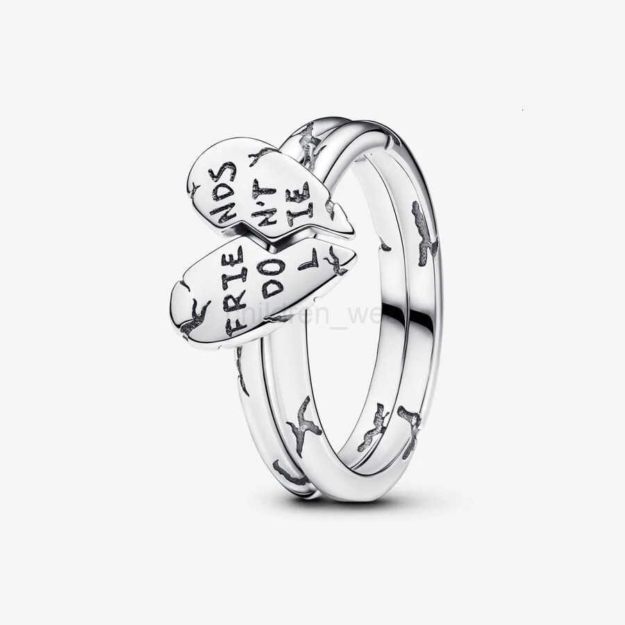 Disney 2024 New Disney Star Villain Evil Love Eternal Ring Suitable for Womens Birthday and Wedding Gifts W20250722