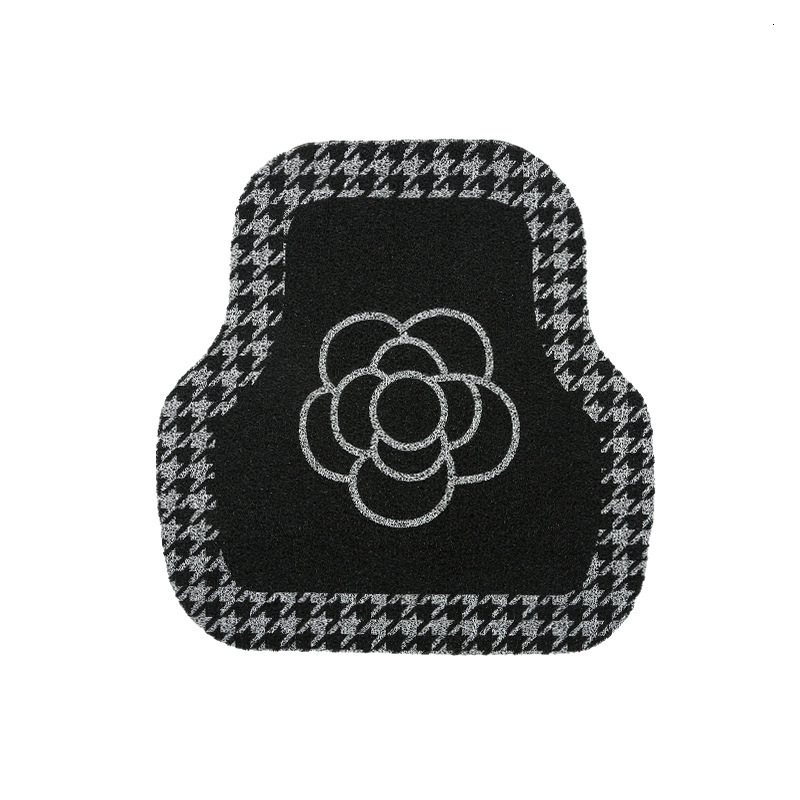 Universal Floor Camellia Silk Loop Single Piece Anti-dirt Carpet Decoration Car Interior Rear Foot Mat