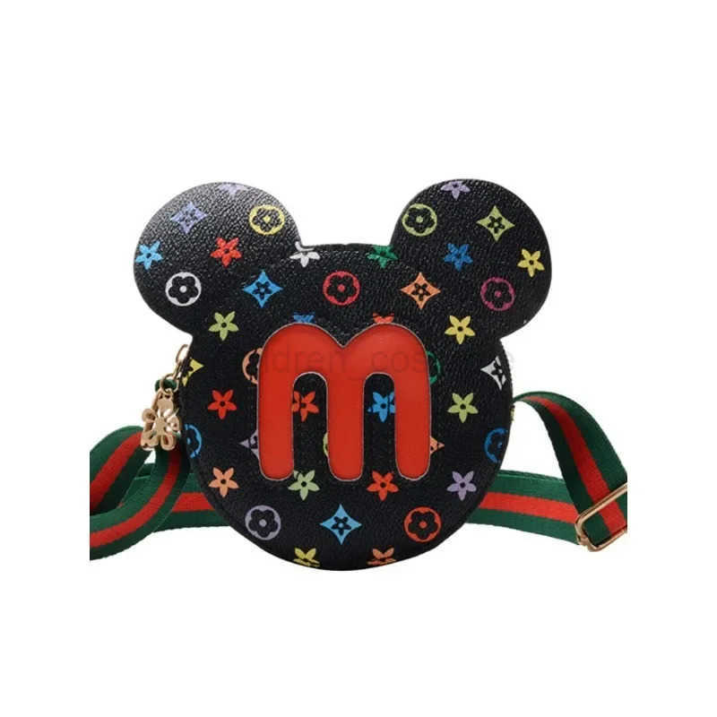 Disney Famous Disney Crossbody Bag Printed Model Coin Bag Fashion Princess Wide Shoulder Strap Small Round Bag Shoulder Bag W250722