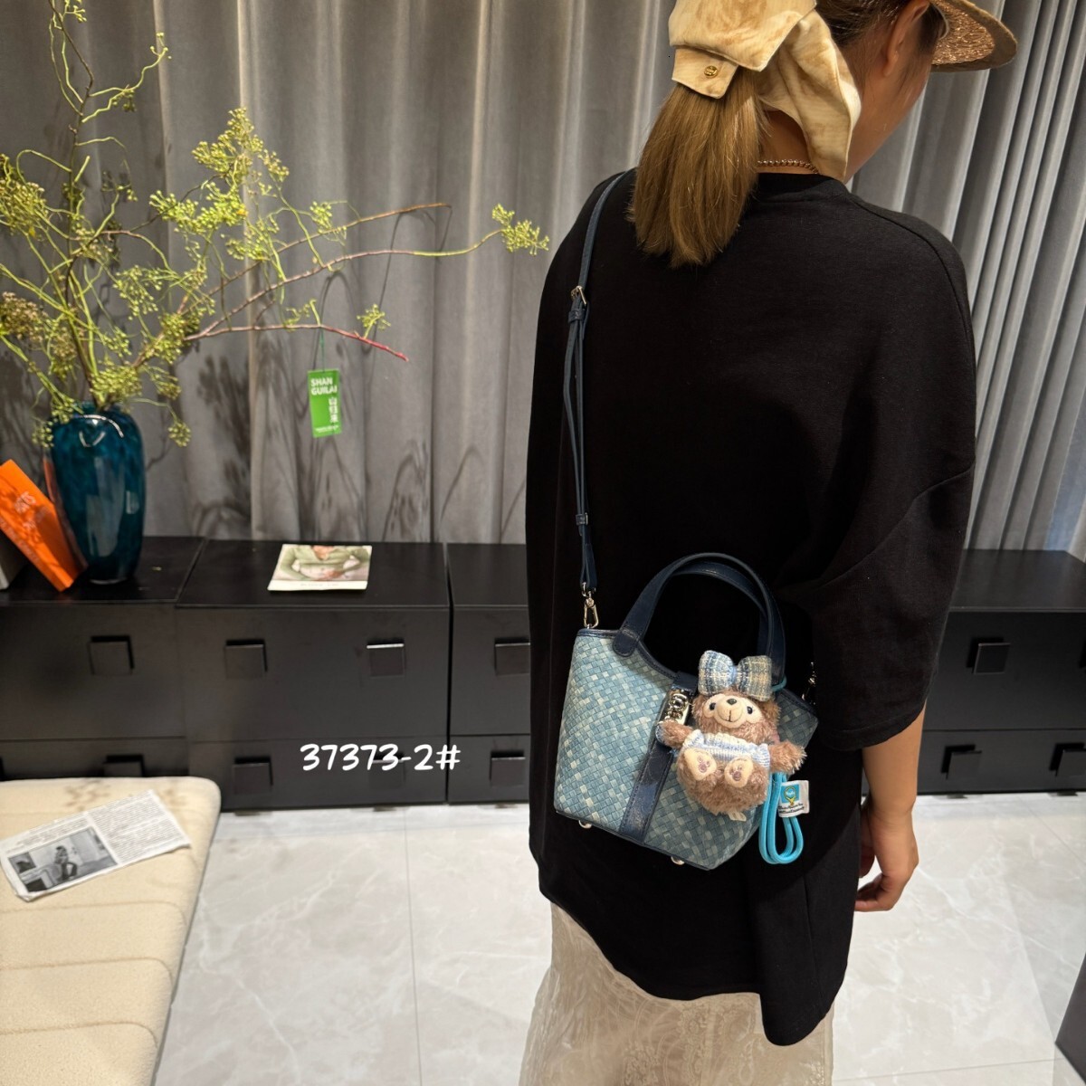 Free shipping designer bag 2025 High End Denim Woven Basket Bag For Women New Fashion Casual Shoulder Bag Crossbody Small Bag