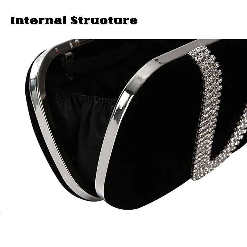Designer Bags Women Evening Bags Dia Clutch Party Dias Lady Black Red Chain Shoulder Bag Handbags For Purse Luxury Bag