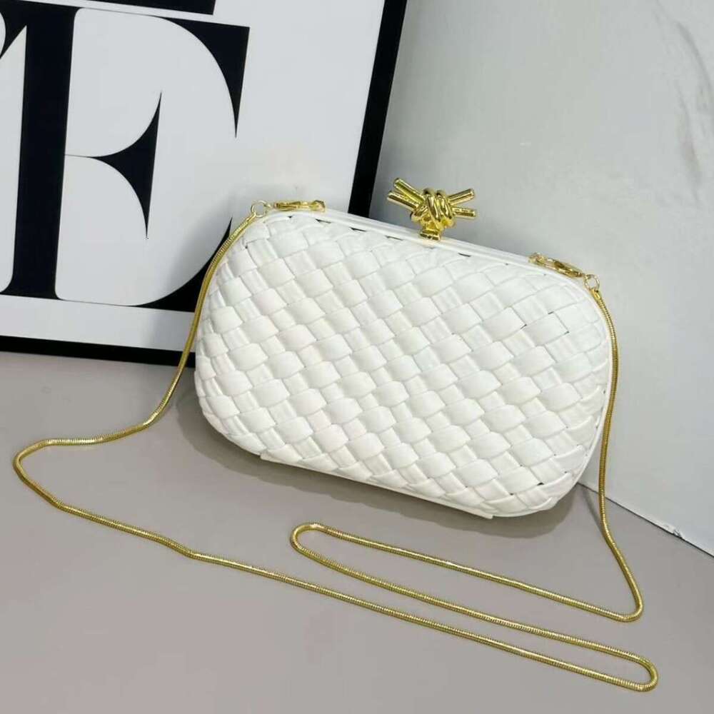 Women's Handbag Handwoven Ladies Clutch Crossbody Simple Evening Bag Small Fashion Versatile Weave Designer Luxury handbag