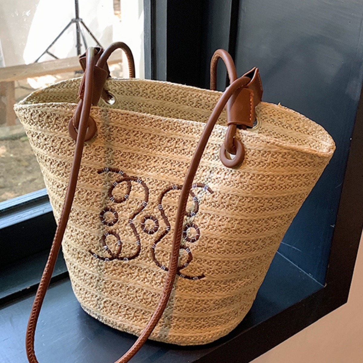 2025 New Designer Bag Tote Bag Shoulder Bag Luxury Bag Purse Casual Hundred Women's Woven Bags High Quality Vegetable Basket Bags Shallow Large C