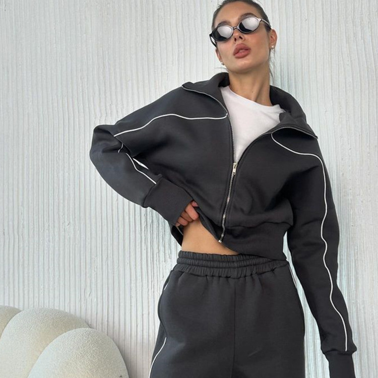 hot Free shipping designer coat for women Solid color minimalist jacket cardigan fashionable and personalized style