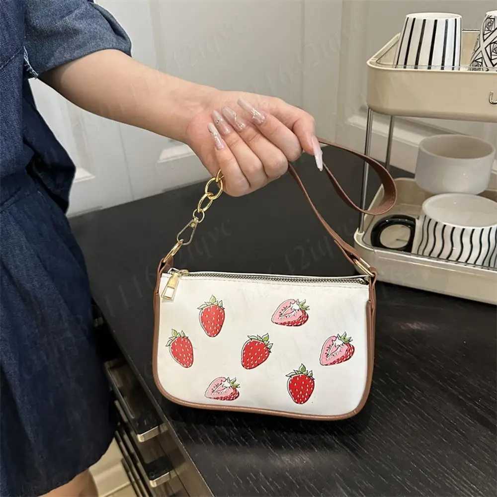 ry Print Leather Shoulder Handbag Wen Luxury Designer Underarm Pouch Wristlet Golden Zipper Small Wallet Daily Armpit Bag Y250722