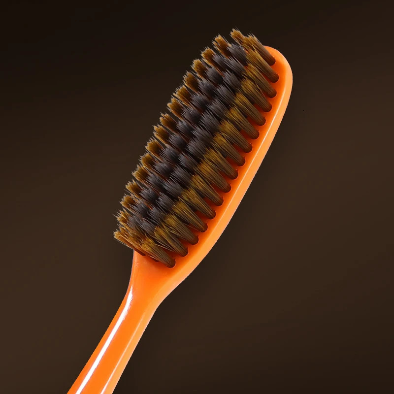Luxury Pack of 6 high-end light adult household long-head soft-bristled toothbrushes 250722