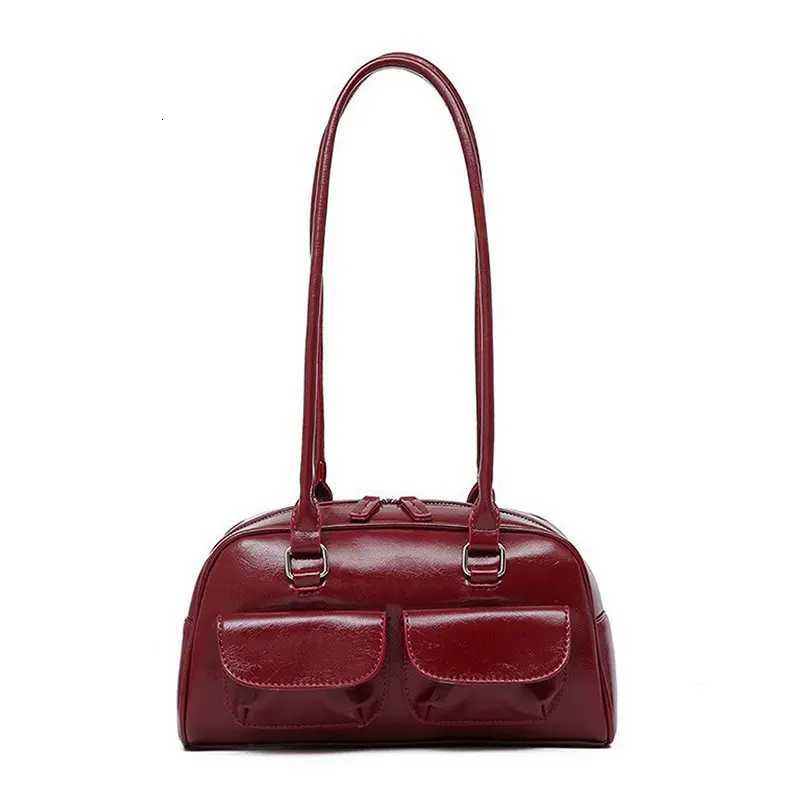 New Womens Bag Luxury Designer Bowling Bags Fashion Women Shoulder Bag Vintage French Style Female Handbags WZ088 XJ250704