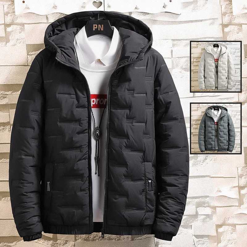 New Casual Autumn Winter Jacket Men Bomber Jacket Thickened Men Fashion Clothing Streetwear Cotton Padded Jacket Slim Fit Coat W250722
