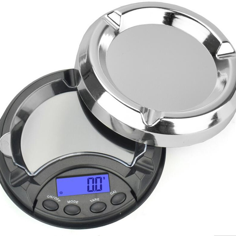 Ashtray Digital Scale Electronic Pocket Scales For Gold Silver JewelryScale High Precis 500G/0.01G