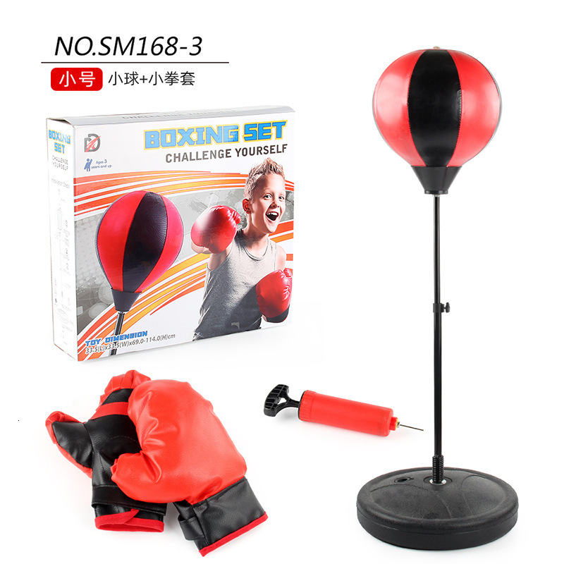 Punching Balls Adjustable Vertical boxing ball Fitness Boxing Punch Children's boxing punching bag gloves tumbler vertical training equipment 230