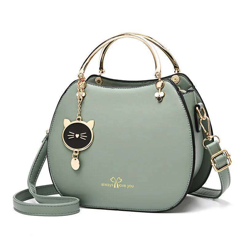 Designer Bags 2022 NEW Cute Kitten Ladies Shoulder Korean Girl Shell Small Bag Women's Messenger Bags Female Handbag Sac A Main Femme Luxury Bag