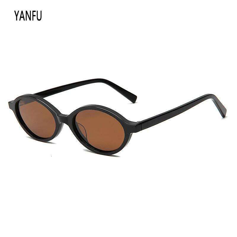 New Thin Polarized Oval Sunglasses Women Driving Eyewear Female Acetate Fashion Retro UV400 Outdoor Glasses Eyeglasses Beach