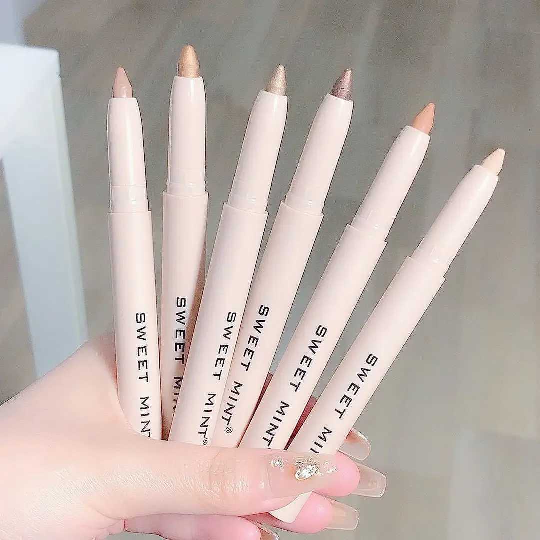 Eyeshadow Lying Silkworm Highlighter Pen Korean Eyes Makeup Matte White High-gloss Brightening Glitter Eyeshadow Stick W250722