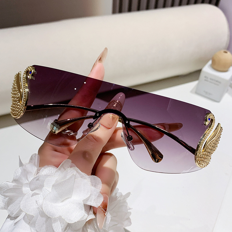 Designer Sunglasses For Women Oversize Frame Sunglasses Luxury Polarized Lens Goggle Pilot PC Frame Oversized UV400 Eyewear Luxury Style Sunglasses DS