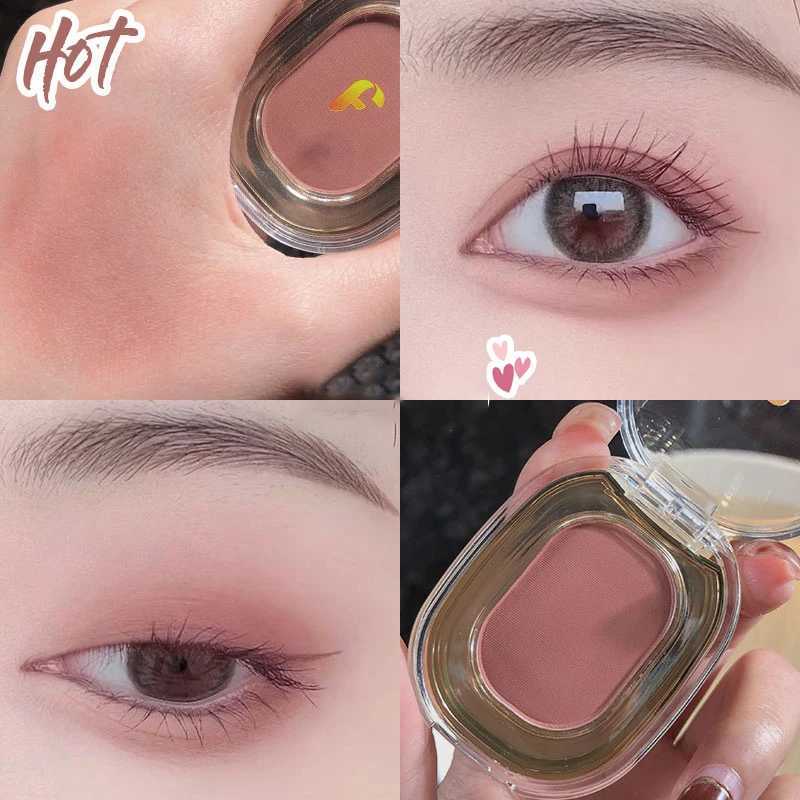 Rose Brown Monochrome Eyeshadow Palette 9 Colors Matte Gray Glitter Shadow Contouring Powder Pigment Eye Primer Beauty Makeup W250722