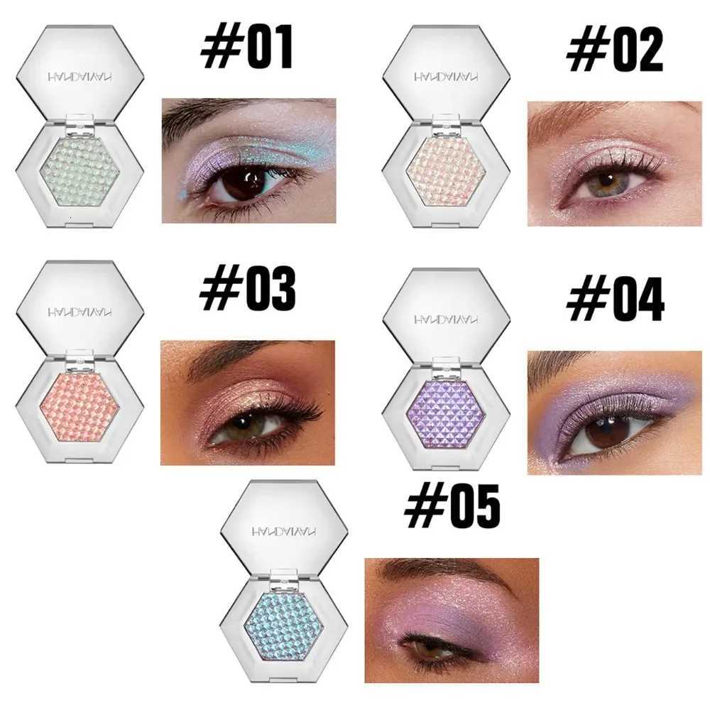 Hexagonal Eyeshadow Palette Fine Glitter Holographic Highlighter Chameleon Mashed Potato Ultra-Fine Brighten Makeup Palette W250722