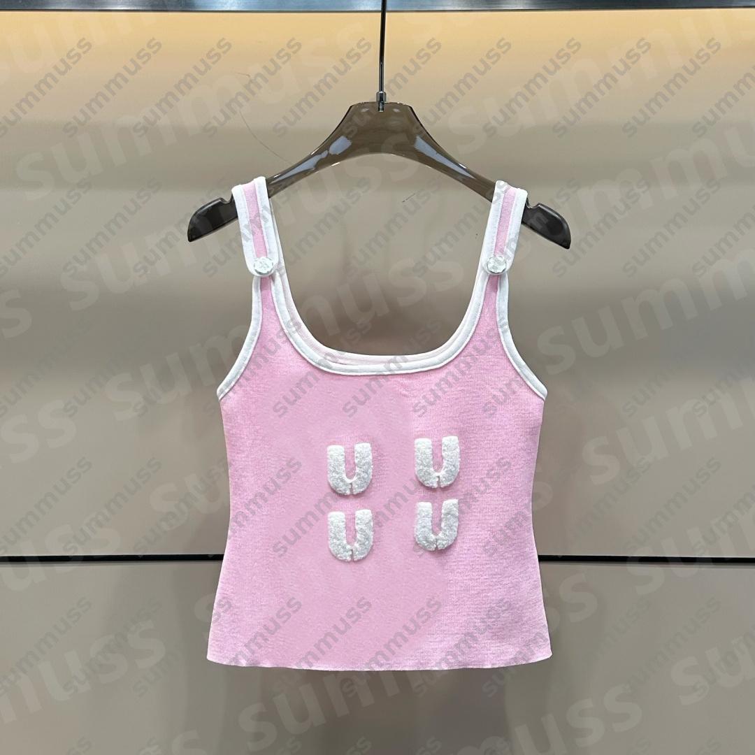 16 Style Tanktop Fashion Designer Women Knitted Tank Top Designers Women Knitted Tanktop Sleeveless Yoga Tanktop Sexy Summer Causal Tshirt