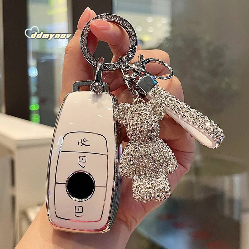 New TPU Car Remote Key Case Cover Shell Fob For Mercedes Benz A C E S G Class GLC CLE CLA GLB GLS W177 W205 W213 W222 X167 AMG ddmynov