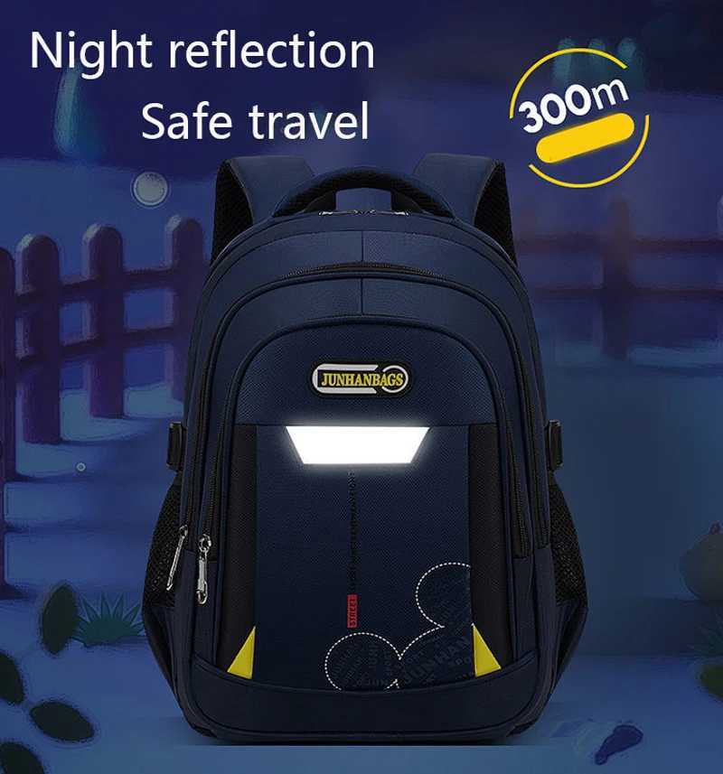 12 Backpack Teen Boys Girls School Bag Mouse Ears Kids Shoulder Bag Cartoon Waterproof Children Sport Travel Casual Daypack Y250722