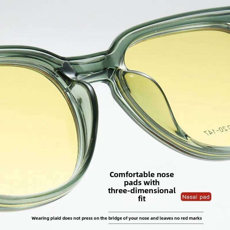 CLLOIO Fashion New Magnetic Men Women Myopia Elliptical Frame Sunglasses Prescription Customized Progressive Glasses