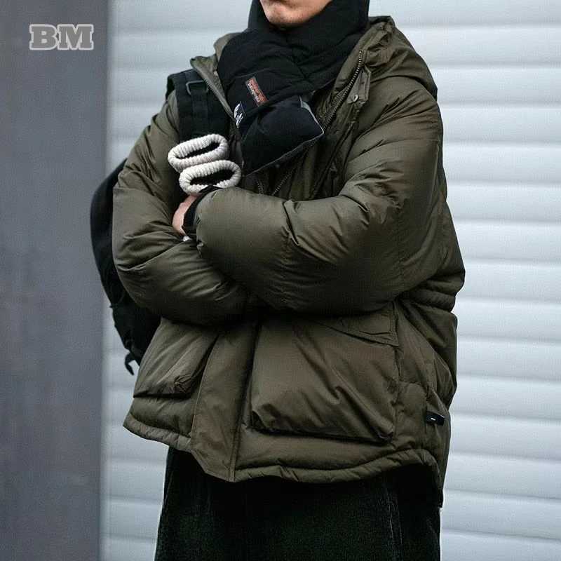 Winter Padded Jacket For Men High Quality Warm Down Jacket Korean Fashion Lightweight Puffer Men Harajuku Casual Thick Coat Male W250722