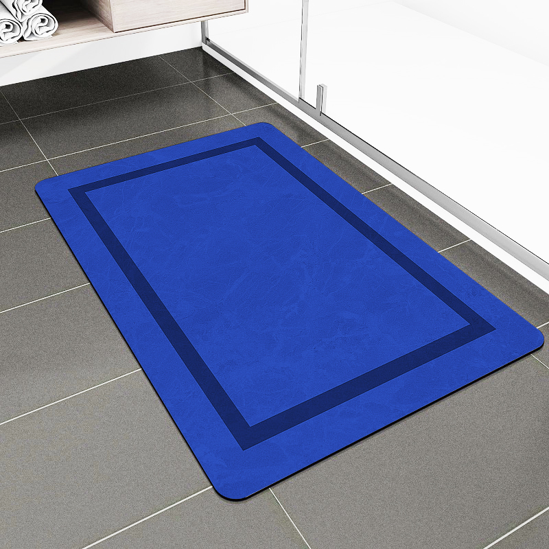 Quick Dry Ultra Thin Magic Bathroom Rug Non-Slip, Super Absorbent Easy to Clean Space-Saving for Shower Tub Bathroom Floors