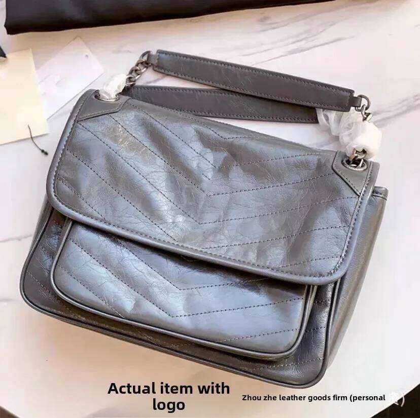 High-Quality Yangtreelin Niki Medium-Size Leather Mail Wanderlust Single Shoulder Slant Cross Underarm Women's Bag