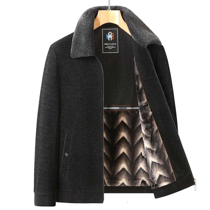 Mens Fleece Coat Windproof Warm Wear Resistant Fashion Casual High-quality Fabric Crisp Comfortable Skin-friendly Breathable W250722