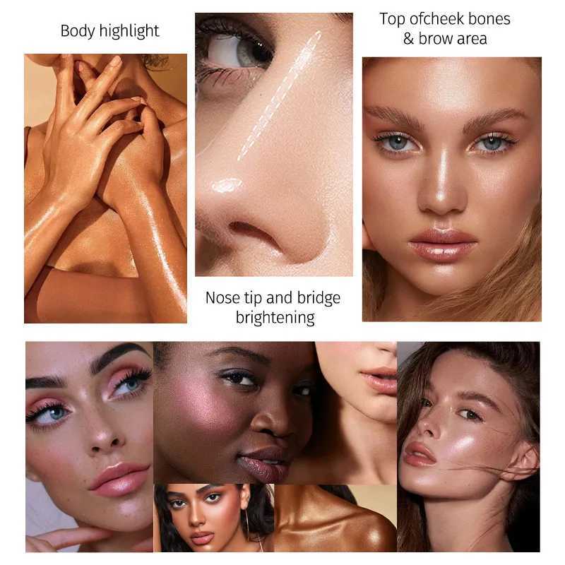 Truth Key Small Light Bulb Highlights Face Body Multipurpose Highlighter Palette L Shimmer Smooth Baked Powder Glow Finish W250722