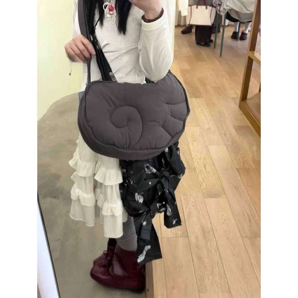 Adorable Angel Wing Sle Single oulder Casual Zipper Crossbody Cloud ape Bag Versatile Leisure Korean Faion Handbag