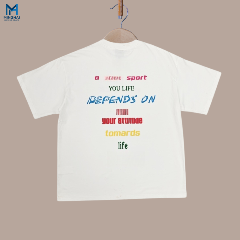 Summer Fashion Short-Sleeve Tee - American Aesthetic with Trendy Alphabet Patterns Support customization