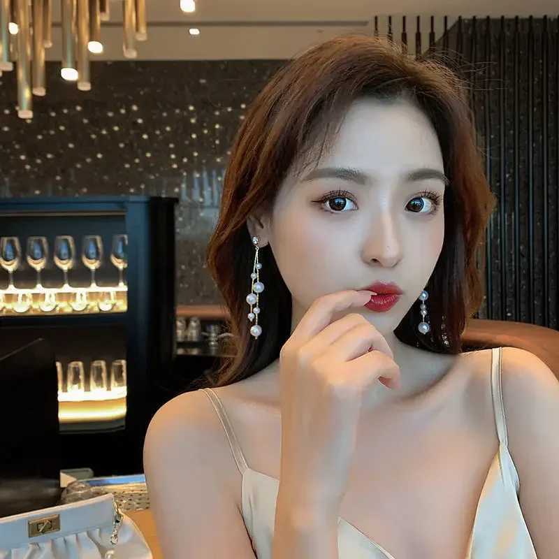 Large and Small Imitation Pearl Dangle Earrings for Women Beads Tassel Long Drop Earring Wedding Earrings Jewelry Earrings 2023 XJ250722