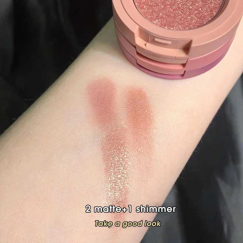 Tri-Color Eyeshadow Matte Create Multi-Layered Eye Makeup W250722
