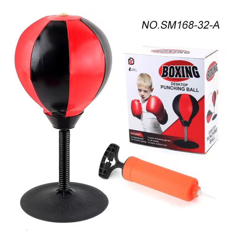 Punching Balls Adjustable Vertical boxing ball Fitness Boxing Punch Children's boxing punching bag gloves tumbler vertical training equipment 230
