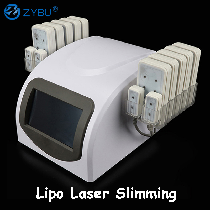 160Mw 635Nm-650Nm Lipo Laser Lllt Lipolisi 14 Cuscine