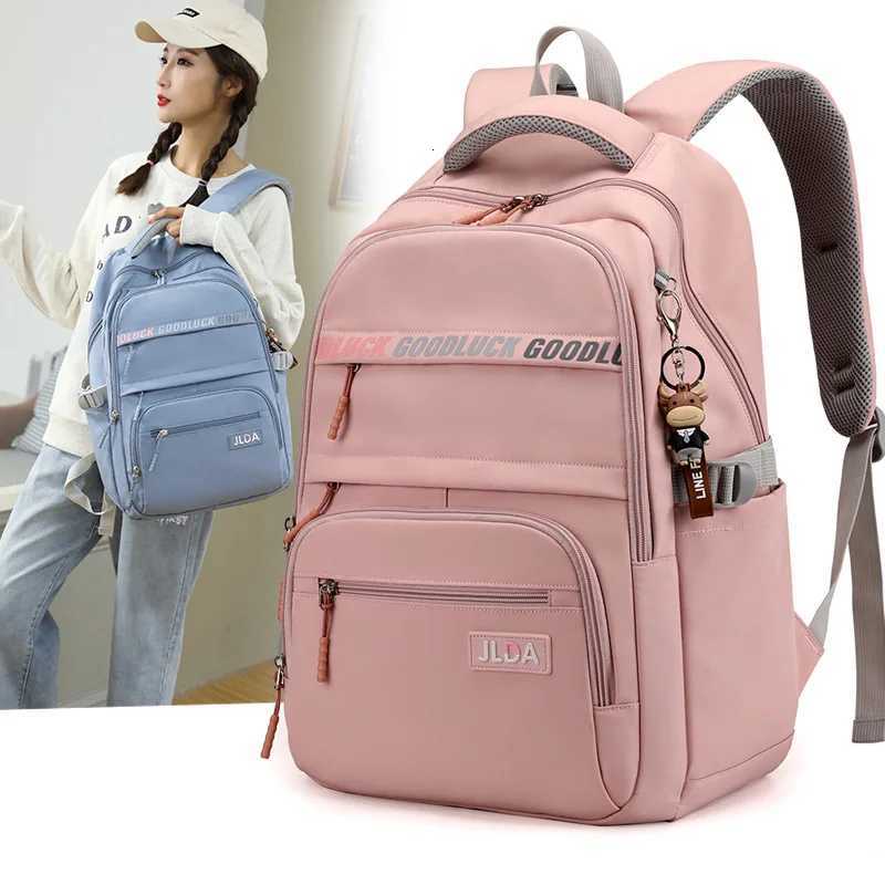 Backpacks for School Teenagers Girls Casual Nylon Knapsack Womens Bag Shoulder Bags Kids Packsack Backpacks for Women Y250722