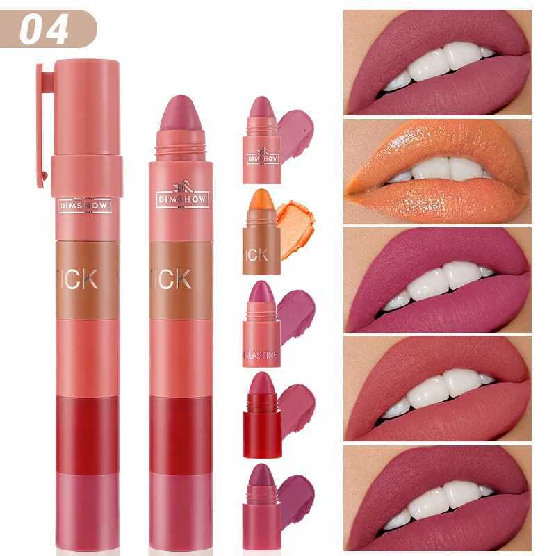 5-Section Highlight Lazy Eyeshadow Pencil Shimmer Fine Glitter Illuminating Eyeshadow Stick SetW250722