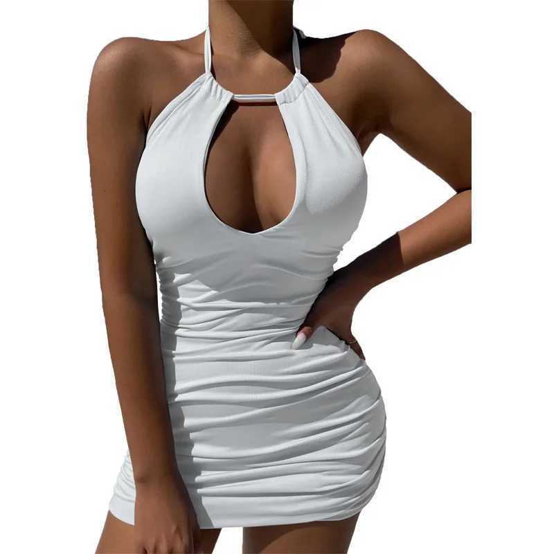 Summer New Independent Station TikTok Cross-Border Foreign Trade Womens Halter Dress XJ250722