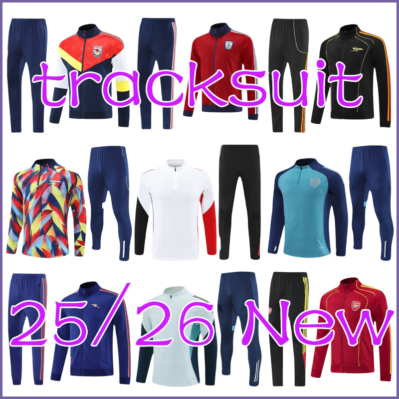 25/26 Gunner Arsening tracksuit RICE SAKA G.JESUS HAVERTZ long sleeved training shirt mensoccer jerseys shorts 25 26 football shirts kits maillot foot