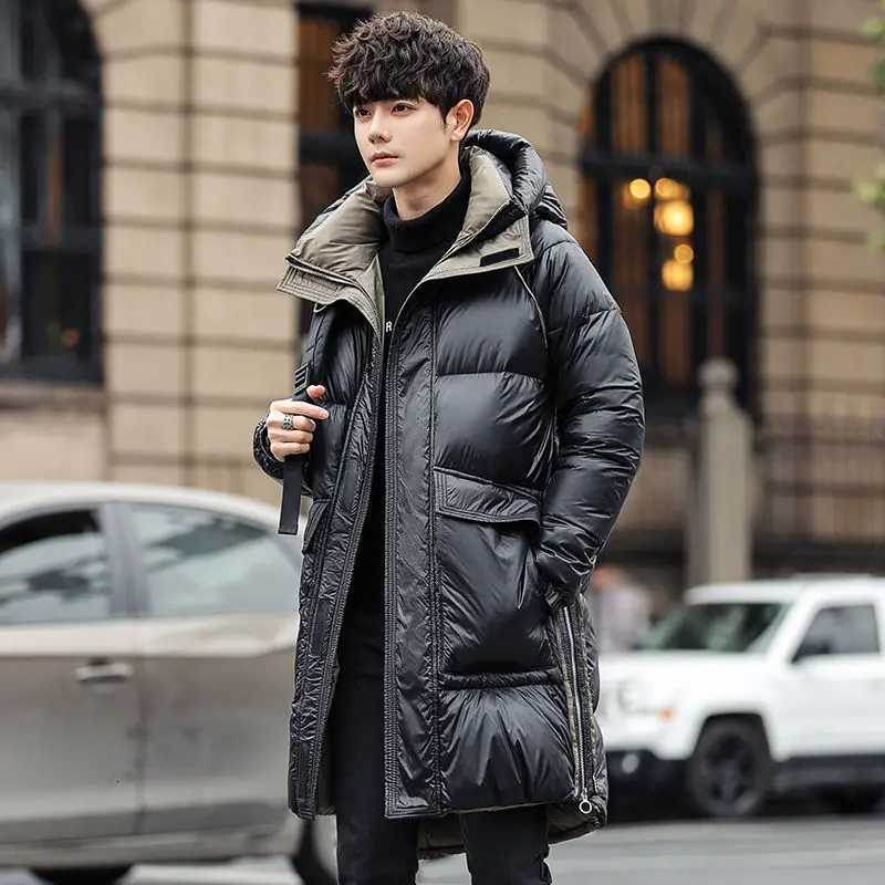 Down Jacket For Men Winter 2024 Luxury Brand Fluffy Jacket Youth Student Puffer Coat Women With Hood Clothing Men Down Coat Long W250722