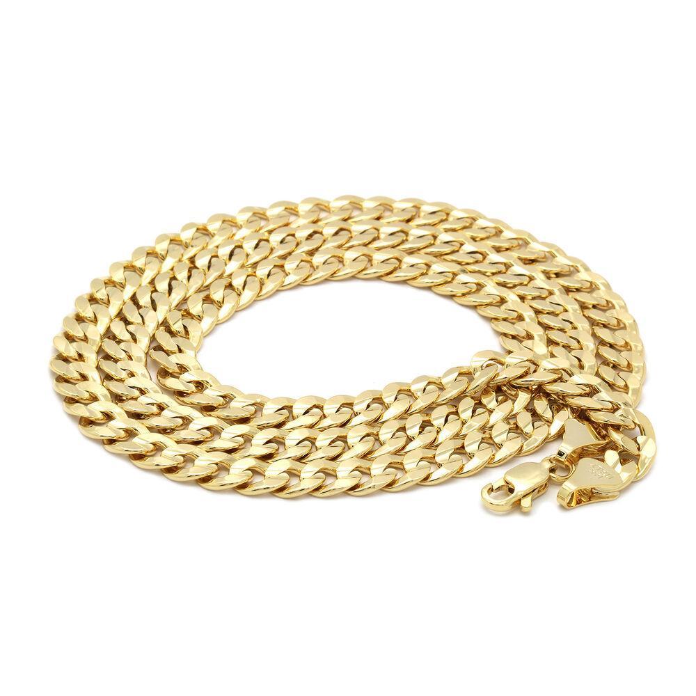 Mens 18k Gold Plated Guadalupe Hip-Hop Pendant 6mm Cuban Chain Necklace - view 9