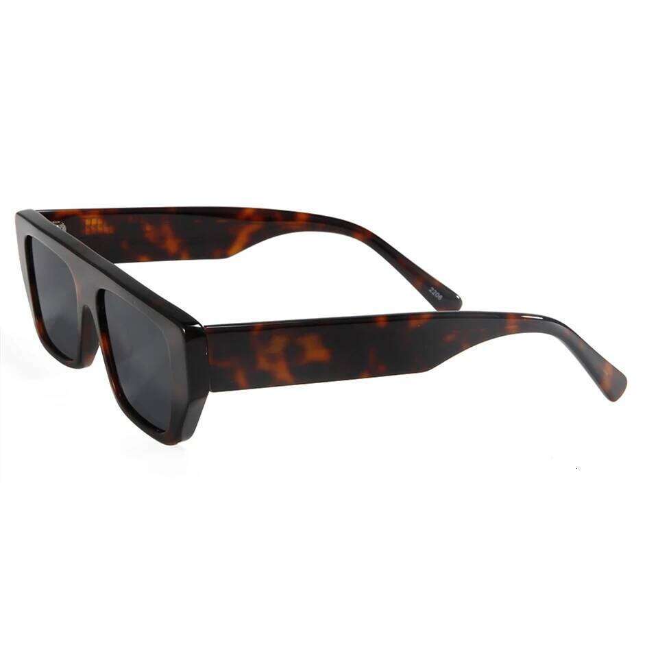 Acetate Frame Rectangle Women'S Sunglasses Polarized For Men Full Rim Women Trendy Retro 90S Square Sun Glasses Uv400 Protection