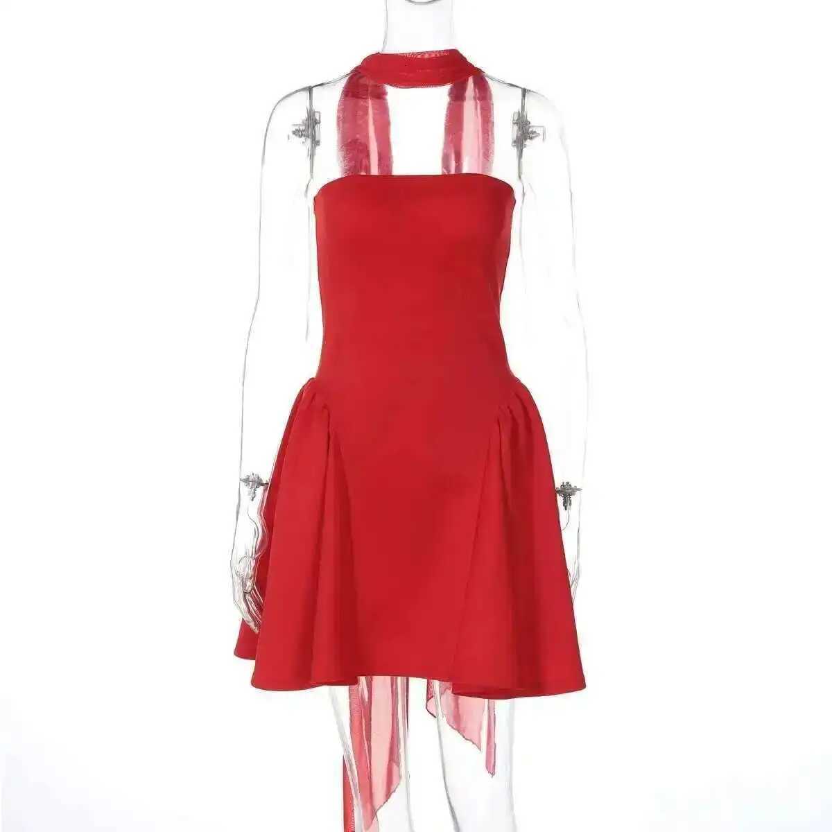 Avrilyaan Off Shoulder Backless Sexy A-line Dress Women 2025 Ele Party Dress Strapless Bodycon Mini Summer Dress Vestidos XJ250722
