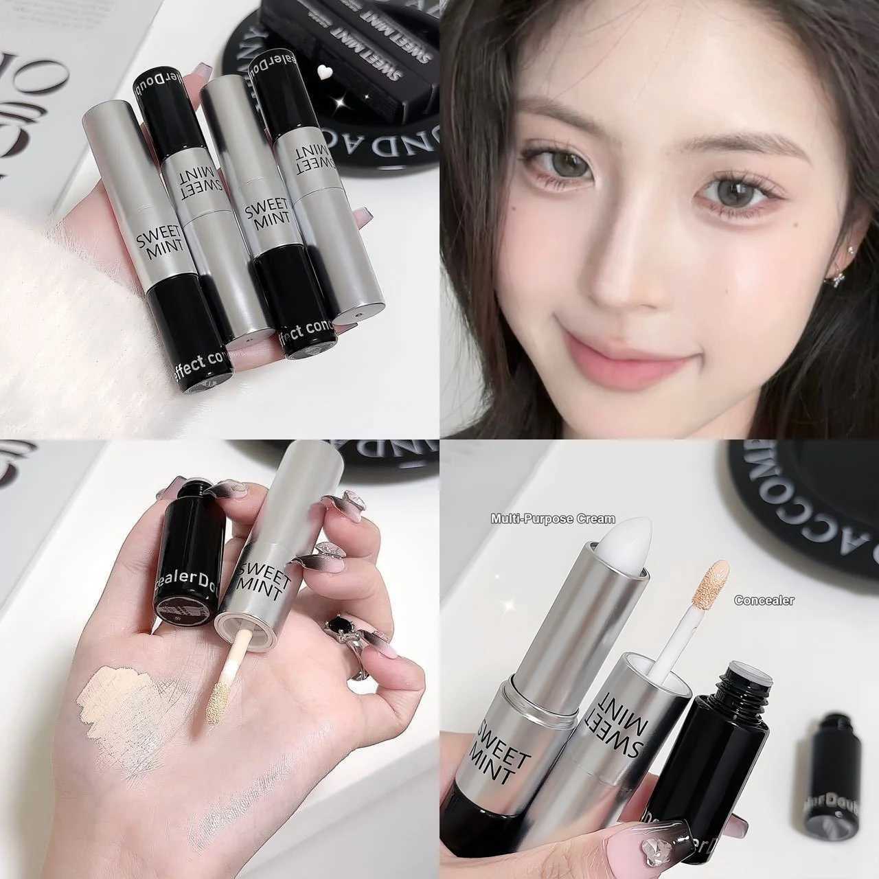 Double-ended Moisturizing Matte Concealer Contour Stick Smooth Lasting 3D Nose Shadow Waterproof Face Bronzer Contour Makeup W250722