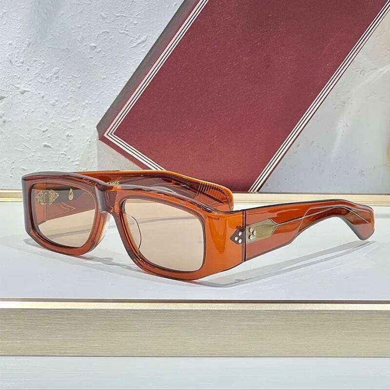 Quality Thick Acetate Rectangle Sunglasses Men Women Eyeglasses Frame Japanese Handmade Style Designer Driving Travel Glasses