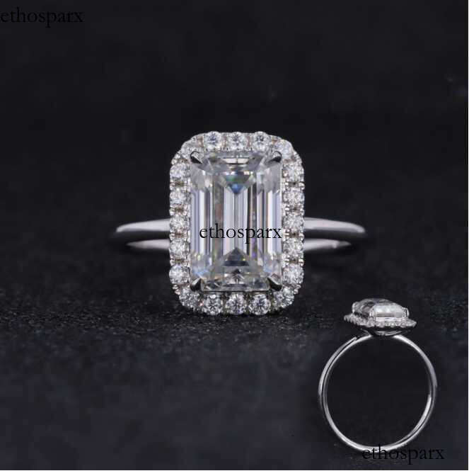 Starsgem Custom Diamond Wedding Ring Woman S925 10K 14K 18K Gold Fine Jewelry Engagement Moissanite Ring