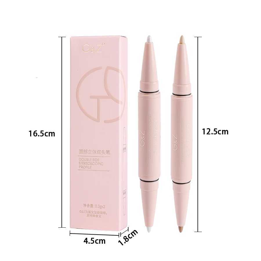 2-in-1 Stereo Facial Dual Head Pen Deepens Contour Lines to Shape Small Faces Making Them Silky Smooth Compact and Portable W250722